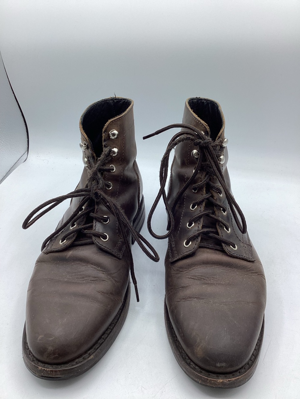 Men's Thursday Boot Company Brown Leather President's Lace up Ankle boots Size 6